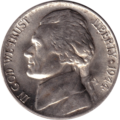 1944 P Silver USA Nickel Brilliant Uncirculated (MS-63)