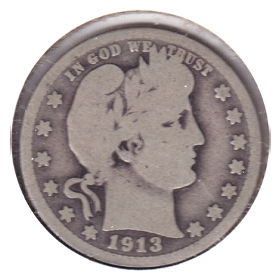 1913 D USA Quarter Good (G-4)