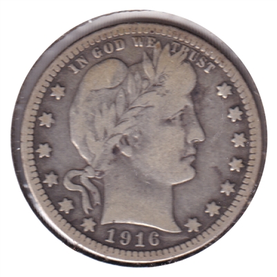 1916 D USA Quarter VG-F (VG-10)