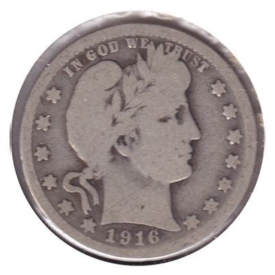 1916 D USA Quarter Good (G-4)