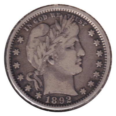 1892 USA Quarter Very Fine (VF-20) $