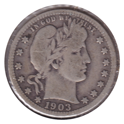 1903 S USA Quarter VG-F (VG-10) $