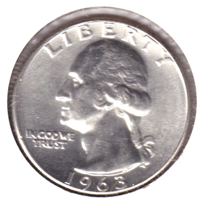 1963 USA Quarter UNC+