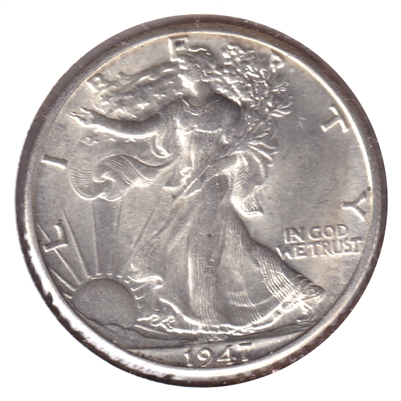 1947 D USA Half Dollar UNC+ (MS-62) $