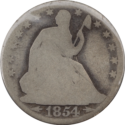 1854 USA Half Dollar About Good (AG-3)