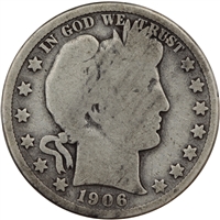 1906 D USA Half Dollar Good (G-4)
