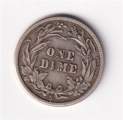 1911 S USA Dime VF-EF (VF-30)