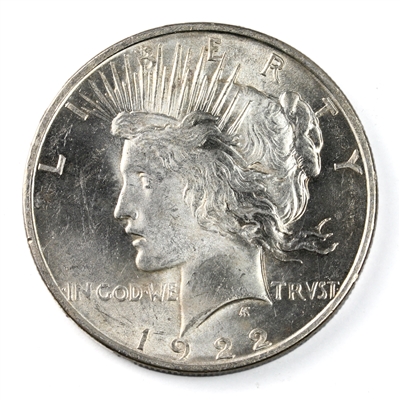 1922 D USA Dollar UNC+ (MS-62) $