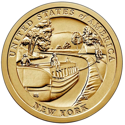 2021-D New York USA American Innovation Dollar Brilliant Uncirculated (MS-63)