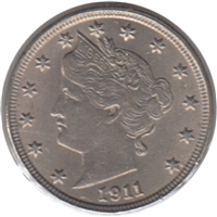 1911 USA Nickel AU-UNC (AU-55) $