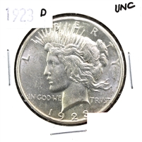 1923 D USA Dollar Uncirculated (MS-60) $
