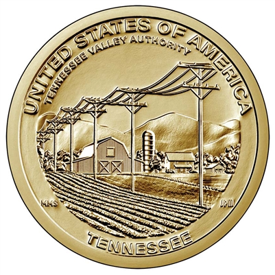 2022 P Tennessee USA American Innovation Dollar Uncirculated (MS-60)