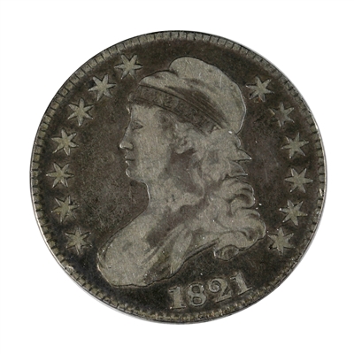 1821 Capped Bust USA Half Dollar F-VF (F-15) $