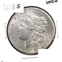 1898 S USA Dollar UNC+ (MS-62) $