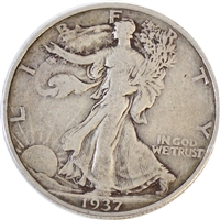 1937 USA Half Dollar Circulated