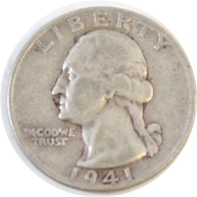 1941 USA Quarter Circulated