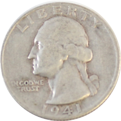 1941 S USA Quarter Circulated