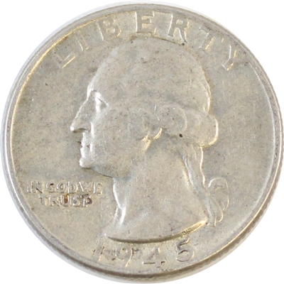 1945 USA Quarter Circulated