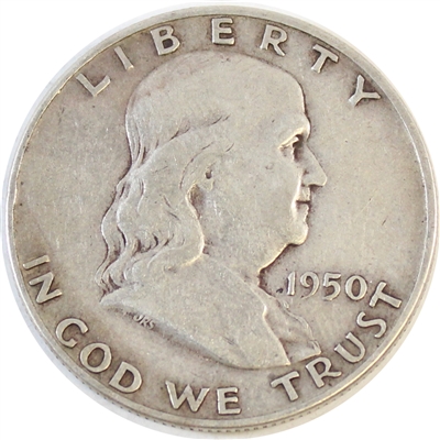 1950 D USA Half Dollar Circulated