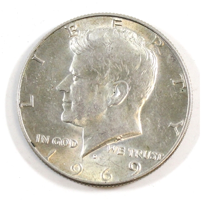 1969 D USA Half Dollar Circulated