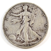 1934 USA Half Dollar Circulated