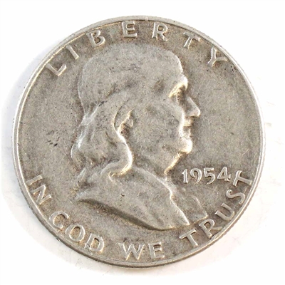 1954 S USA Half Dollar Circulated