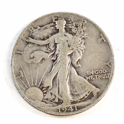 1941 D USA Half Dollar Circulated