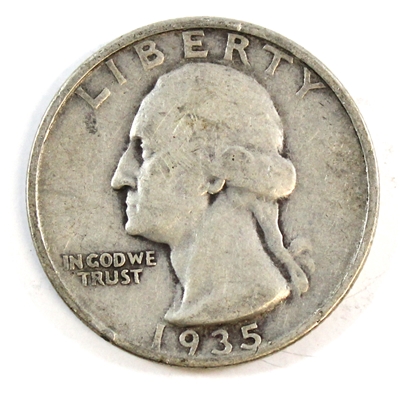 1935 S USA Quarter Circulated