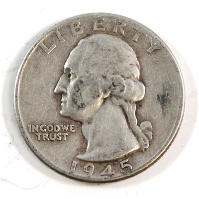 1945 D USA Quarter Circulated