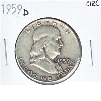 1959 D USA Half Dollar Circulated