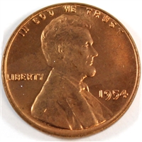 1954 USA Cent Choice Brilliant Uncirculated (MS-64)
