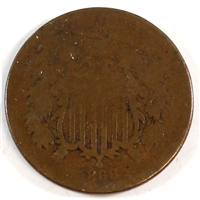 1866 USA 2 Cents About Good (AG-3)
