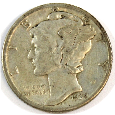 1935 USA Dime Extra Fine (EF-40)