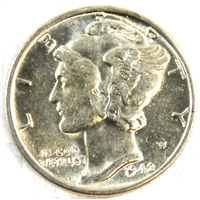 1942 USA Dime Brilliant Uncirculated (MS-63)