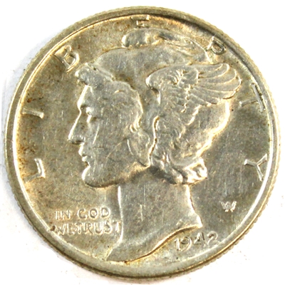 1942 USA Dime Almost Uncirculated (AU-50)