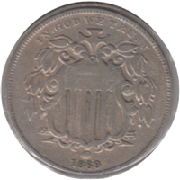 1869 USA Nickel Very Fine (VF-20)