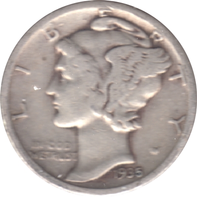 1935 USA Dime Circulated