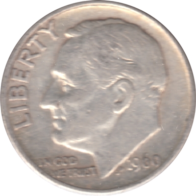 1960 USA Dime Circulated