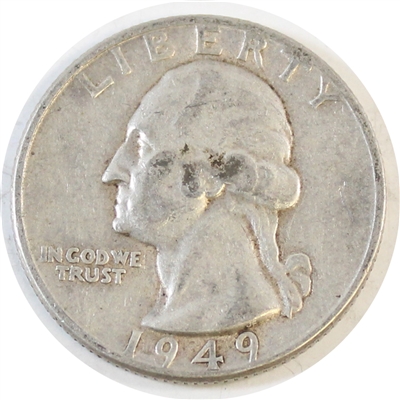 1949 D USA Quarter Circulated