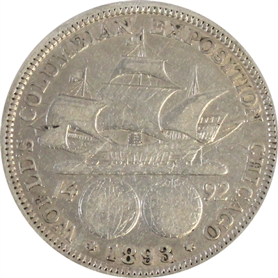 1893 Columbian Exposition USA Half Dollar Fine (F-12)