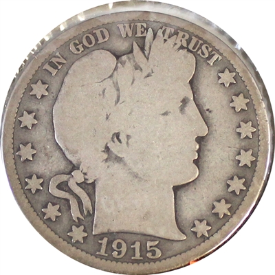 1915 S USA Half Dollar Good (G-4)