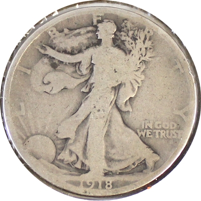 1918 USA Half Dollar Good (G-4)