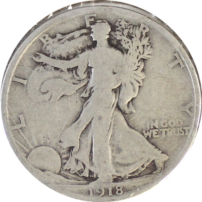 1918 S USA Half Dollar G-VG (G-6)