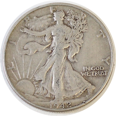 1942 USA Half Dollar Very Fine (VF-20)
