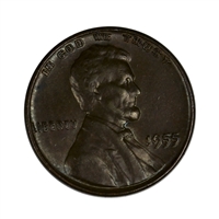 1955 Doubled Die Obverse USA Cent EF-AU (EF-45) $