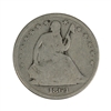 1864 S USA Half Dollar G-VG (G-6) $