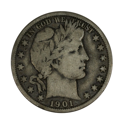 1901 USA Half Dollar VG-F (VG-10) $