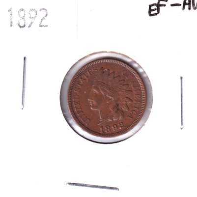 1892 USA Cent EF-AU (EF-45)