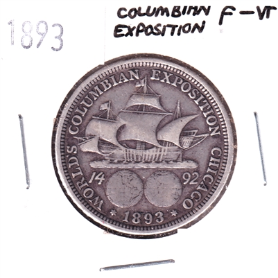 1893 Columbian Exposition USA Half Dollar F-VF (F-15)