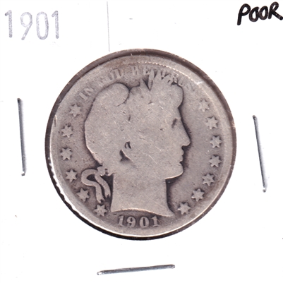 1901 USA Half Dollar Poor